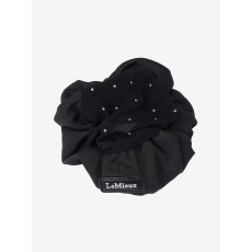 LeMieux Scrunchie With Crystal Hair Net Black   LeMieux Scrunchie With Crystal Hair Net Black