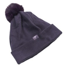 Aubrion Fleece Lined Bobble Hat Purple Aubrion Fleece Lined Bobble Hat Purple