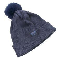 Aubrion Fleece Lined Bobble Hat Blue Aubrion Fleece Lined Bobble Hat Blue