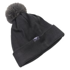 Aubrion Fleece Lined Bobble Hat Charcoal Aubrion Fleece Lined Bobble Hat Charcoal