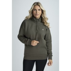 Mochara Half Zip Sweatshirt - Khaki Mochara Half Zip Sweatshirt - Khaki