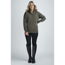 Mochara Half Zip Sweatshirt - Khaki Mochara Half Zip Sweatshirt - Khaki