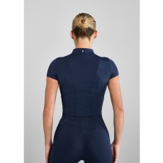 Aztec Diamond Ladies Short Sleeve Baslayer Navy Aztec Diamond Ladies Short Sleeve Baslayer Navy