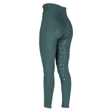 Aubrion Eltar Riding Tights - Young Rider Green Aubrion Eltar Riding Tights - Young Rider Green