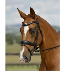 Collegiate Comfitec Opulux Padded Dressage Bridle Black
