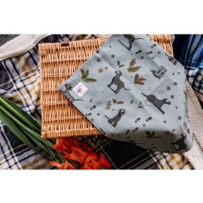 Emily Cole Labrador Pattern Tea Towel