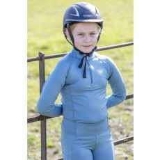 Woof Wear Young Rider Tech Shirt Mineral Blue
