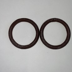Rubber Peacock Rings - Pair Rubber Peacock Rings - Pair