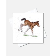 Eleanor Tomlinson Foaling Around Greeting Card Eleanor Tomlinson Foaling Around Greeting Card