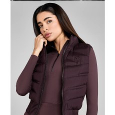 Aztec Diamond Ladies Lightweight Gilet Deep Mauve Aztec Diamond Ladies Lightweight Gilet Deep Mauve