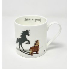 Emily Cole Believe In Yourself Fine Bone China Mug Emily Cole Believe In Yourself Fine Bone China Mug