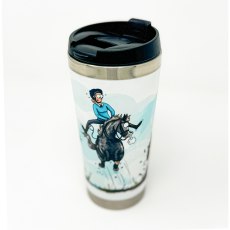 Emily Cole Pheasant Greeting Travel Mug Emily Cole Pheasant Greeting Travel Mug