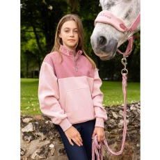 LeMieux Young Rider Kate Quarter Zip Sweat Blossom LeMieux Young Rider Kate Quarter Zip Sweat Blossom