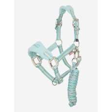 LeMieux Mini Vogue Headcollar & Leadrope Aqua LeMieux Mini Vogue Headcollar & Leadrope Aqua