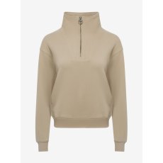 LeMieux Keira Quarter Neck Sweat Almond