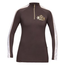 Aubrion Team Long Sleeve Baselayer Umber