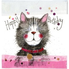Alex Clark Cats & Collar Birthday Card