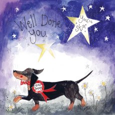 Alex Clark Starlight Sausage Greeting Card