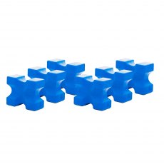 PolyJumps Blue Mini Blocks I 6 Pack