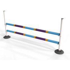 PolyJumps Upright Pole Stand Intro Set I 2 Pole  PolyJumps Upright Pole Stand Intro Set I 2 Pole