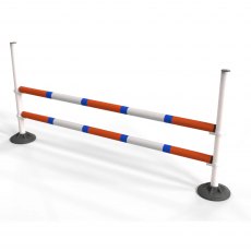 PolyJumps Upright Pole Stand Intro Set I 2 Pole 