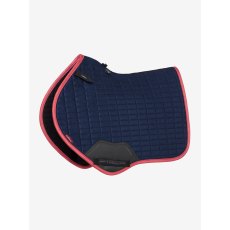 LeMieux Suede Close Contact Square Navy/Cranberry