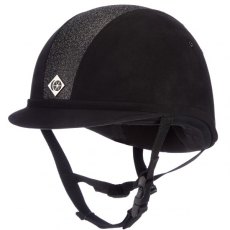 Charles Owen Black Sparkly YR8 Riding Hat