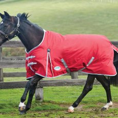 WeatherBeeta ComFiTec Classic Standard Lite Horse Turnout Rug Red 