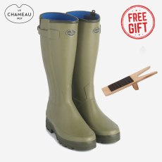 Le Chameau Mens Chasseur Neoprene Zip Boot Le Chameau Mens Chasseur Neoprene Zip Boot