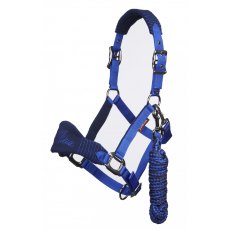 LeMieux Vogue Headcollar and Leadrope Navy/Royal