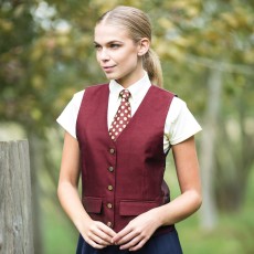 Equetech Ladies Classic Jacquard Waistcoat Equetech Ladies Classic Jacquard Waistcoat
