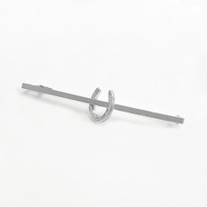 Equetech Horseshoe Stock Pin Silver