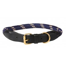 Weatherbeeta Rope Leather Dog Collar