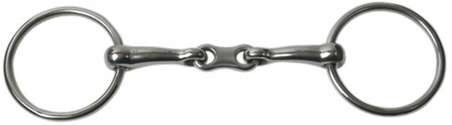 Korsteel  JP Korsteel Stainless Steel French Link Loose Ring Snaffle Bit