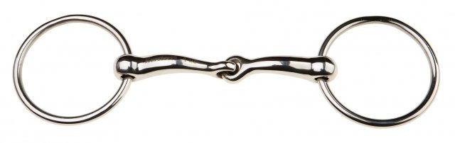 Korsteel  JP Korsteel Stainless Steel Jointed Loose Ring Snaffle Bit