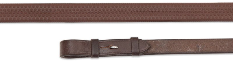 Gara Nylon Insert Rubber Grip Reins   Gara Nylon Insert Rubber Grip Reins
