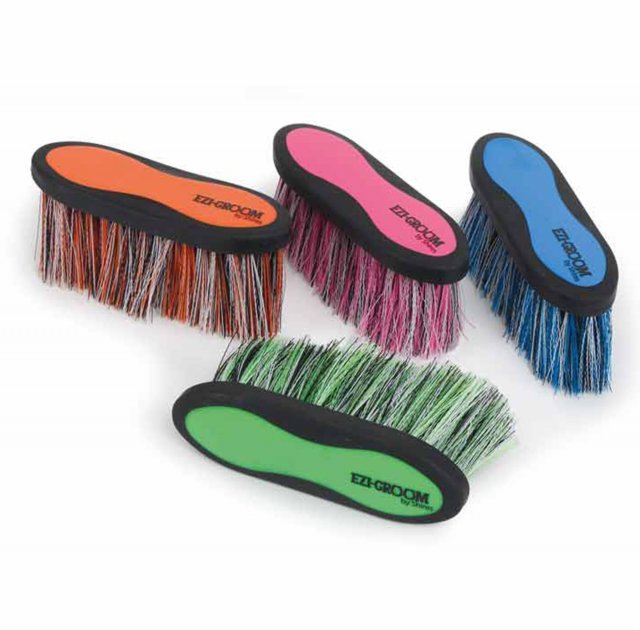 Shires Shire Ezi-Groom Grip Long Bristle Dandy Brush