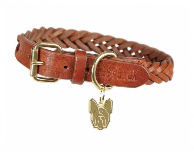 Digby & Fox  Shires Digby & Fox Plaited Dog Collar