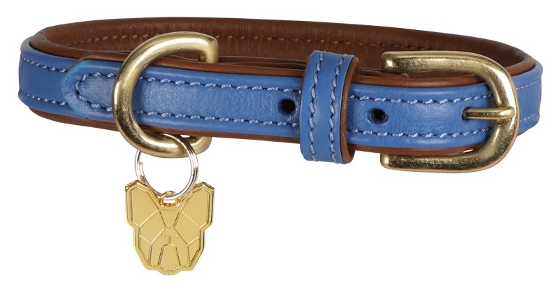 Shires Digby & Fox Leather Padded Dog Collar Shires Digby & Fox Leather Padded Dog Collar
