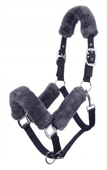 LeMieux LeMieux Comfort  Fleece Headcollar Navy/Grey