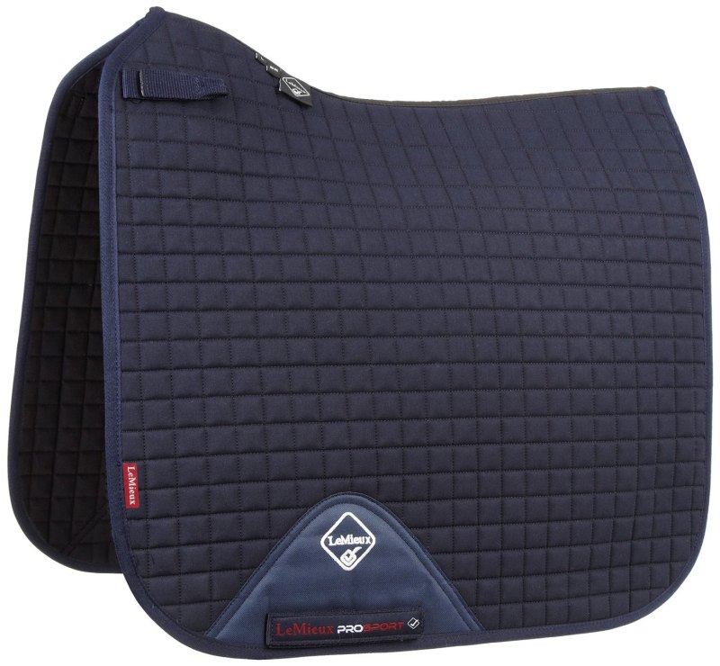 LeMieux Pro Sport Cotton Dressage Square Navy LeMieux Pro Sport Cotton Dressage Square Navy