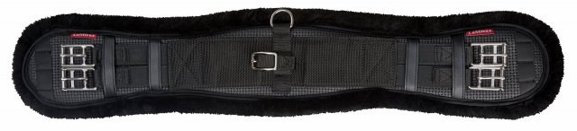 LeMieux Merino Integrated Dressage/Mono Girth Black/Black