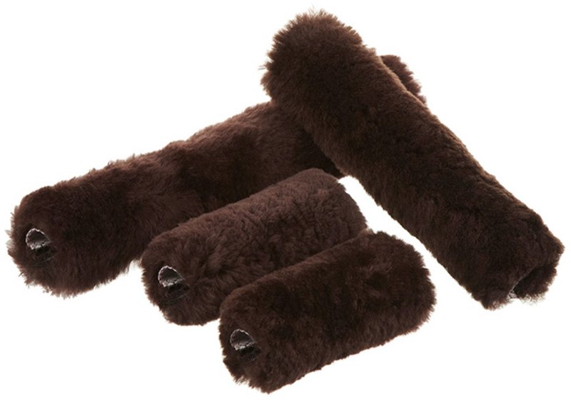 LeMieux Lambskin Headcollar Set Brown LeMieux Lambskin Headcollar Set Brown