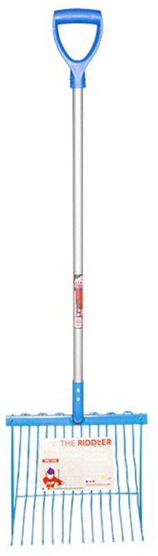 Red Gorilla D Handle Riddler Shavings Fork Blue  Red Gorilla D Handle Riddler Shavings Fork Blue
