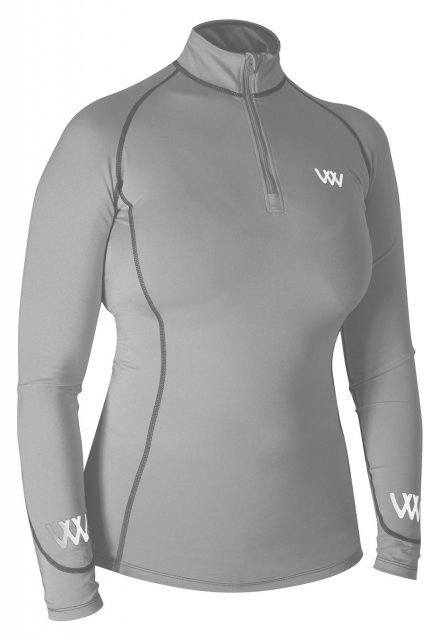 Woof Wear Woof Wear Performance Riding Shirt Brushed Steel