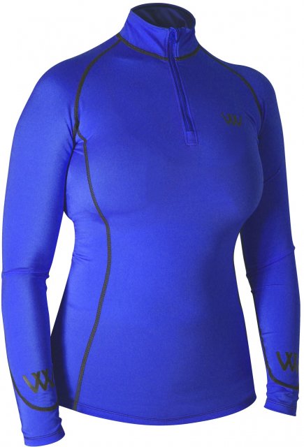 Woof Wear Woof Wear Performance Riding Shirt Electric Blue