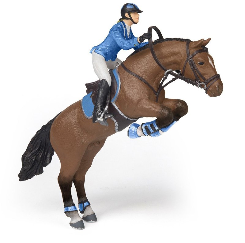 Papo Jumping Horse with Riding Girl Toy Papo Jumping Horse with Riding Girl Toy