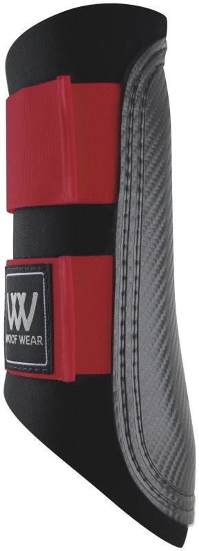 Woof Wear Club Brushing Boots Black/Red Woof Wear Club Brushing Boots Black/Red