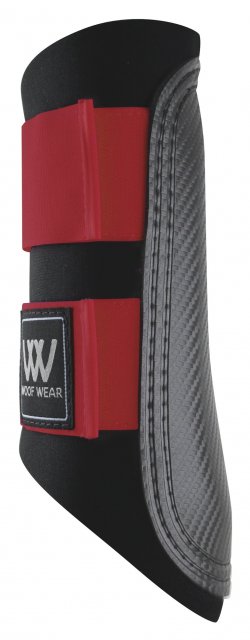 Woof Wear Woof Wear Club Brushing Boots Black/Red