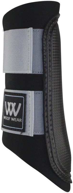 Woof Wear Club Brushing Boots Black/Steel Woof Wear Club Brushing Boots Black/Steel